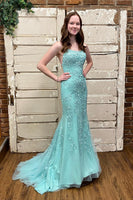 Load image into Gallery viewer, Spaghetti Straps Mermaid Prom Dress