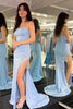 Load image into Gallery viewer, Black Sheath Prom Dress with Stars and Fringes