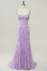 Load image into Gallery viewer, Black Strapless Prom Dress with Appliques