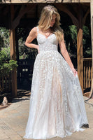 Load image into Gallery viewer, Light Green Off the Shoulder Prom Dress with Appliques