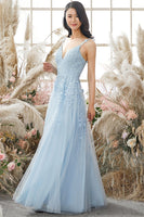 Load image into Gallery viewer, A-Line Spaghetti Straps Long Prom Dress