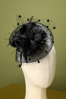 Load image into Gallery viewer, 1920s Black Feather Beaded Headband