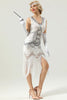 Load image into Gallery viewer, Sparkly Roaring 20s Vintage Black and Gold Sequin 1920s Dress