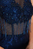 Load image into Gallery viewer, Mermaid Sequins Beaded Formal Dress with Appliques