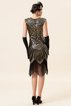 Gold Sequin Flapper 1920s Dress queendancer Gold Sequin Flapper 1920s Dress queendancer