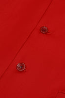 Load image into Gallery viewer, Red Single Breasted Shawl Lapel Men&#39;s Suit Vest
