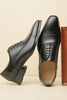 Load image into Gallery viewer, Black Men&#39;s Leather Slip-On Formal Shoes
