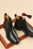 Load image into Gallery viewer, Black Leather Men Shoes