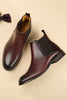 Load image into Gallery viewer, Black Leather Men Shoes