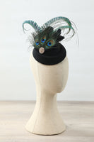 Load image into Gallery viewer, 1920s Black Peacock Headpieces
