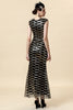 Load image into Gallery viewer, Sheath Jewel Golden Sequined Long Formal Dress