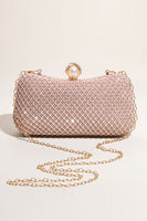 Load image into Gallery viewer, Glitter Blush Beaded Party Clutch