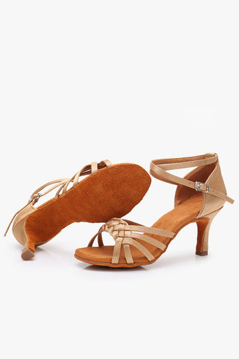 Champagne T-Straps 1920s Shoes