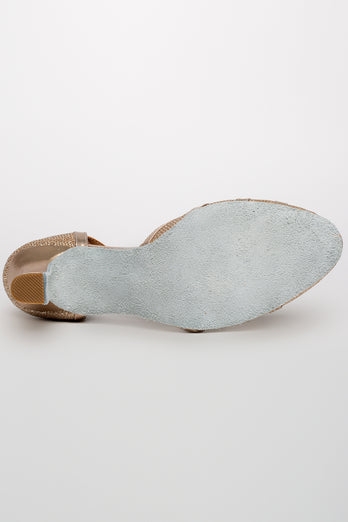 Vintage Style Dance Shoes with Sequins