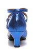 Load image into Gallery viewer, Vintage Blue Dance Shoes