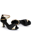 Load image into Gallery viewer, Black Silver Pointed Sandal