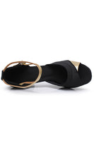 Load image into Gallery viewer, Black Silver Pointed Sandal