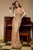 Load image into Gallery viewer, Mermaid Sequins Gatsby 1920s Prom Dress