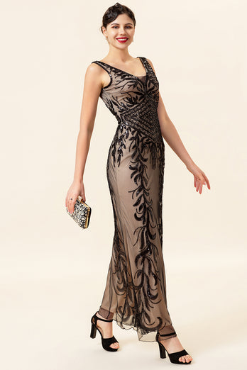 Mermaid Sequins Gatsby 1920s Prom Dress