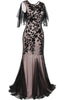 Load image into Gallery viewer, Plus Size Long 1920s Flapper Dress with Sequin