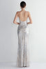 Load image into Gallery viewer, Sparkly Light Green Sequins Spaghetti Straps Evening Dress