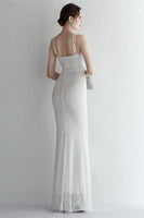 Load image into Gallery viewer, Halter Apricot Sparkly Sequins Prom Dress