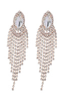 Load image into Gallery viewer, Golden Beaded Prom Earrings