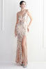 Load image into Gallery viewer, Purple Spaghetti Straps Prom Dress With Feathers
