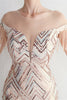 Load image into Gallery viewer, Round Neck Apricot Golden Long Prom Dress With Tassel