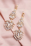 Simple Rhinestone Bridal Earrings