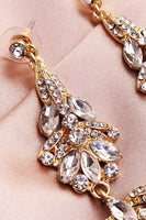 Load image into Gallery viewer, Simple Rhinestone Bridal Earrings