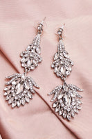 Load image into Gallery viewer, Simple Rhinestone Bridal Earrings
