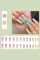 Load image into Gallery viewer, Sparkly 24 Pcs Press On Nails Leopard Long False Nail
