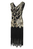 Load image into Gallery viewer, Fringes Sparkly 1920s Dress with Sleeveless