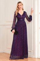 Load image into Gallery viewer, Glitter Light Green Tulle Long Prom Dress