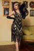 Load image into Gallery viewer, V Neck Silver Sequins 1920s Flapper Dress with Tassel