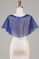 Load image into Gallery viewer, Sequins Black Glitter 1920s Cape with Beaded