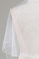 Load image into Gallery viewer, Black Tulle 1920s Cape with Pearls