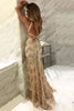 Load image into Gallery viewer, Beaded Backless Spaghetti Straps Prom Dress
