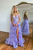 Load image into Gallery viewer, Sparkly Black Off The Shoulder Tiered Corset Prom Dress