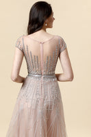 Load image into Gallery viewer, Blush A-Line Beaded Long Prom Dress