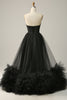 Load image into Gallery viewer, Pink Corset Sweetheart Long Prom Dress with Ruffles