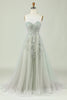 Load image into Gallery viewer, Sweetheart Beaded Light Green Long Prom Dress with Slit Front