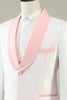 Load image into Gallery viewer, Light Pink Shawl Lapel 3 Piece Men&#39;s Prom Suits