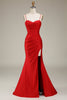 Load image into Gallery viewer, Satin Spaghetti Straps Lilac Prom Dress with Corset