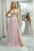 Load image into Gallery viewer, Tulle Sweetheart Light Pink Prom Dress with Corset