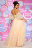 Load image into Gallery viewer, A Line Off The Shoulder A Line Prom Dress