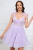 Load image into Gallery viewer, Spaghetti Straps Green A Line Cocktail Dress with Beading