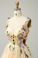 Load image into Gallery viewer, A Line Spaghetti Straps Green Short Homecoming Dress with Appliques