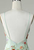 Load image into Gallery viewer, Spaghetti Straps Olive Sequins Backless Homecoming Dress